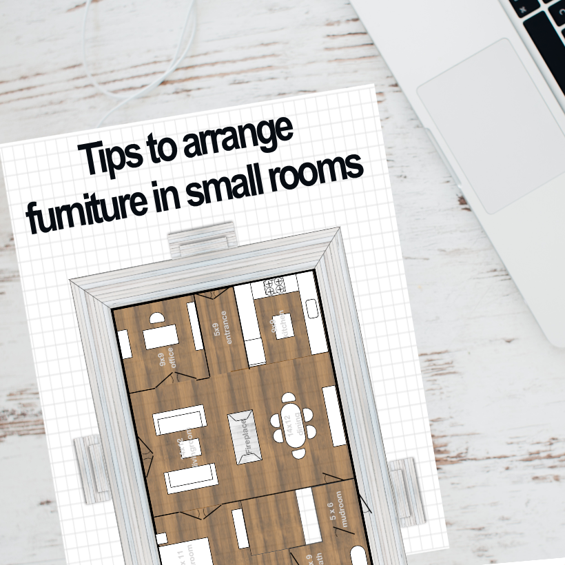 Arranging Furniture Tips for small house plans and rooms