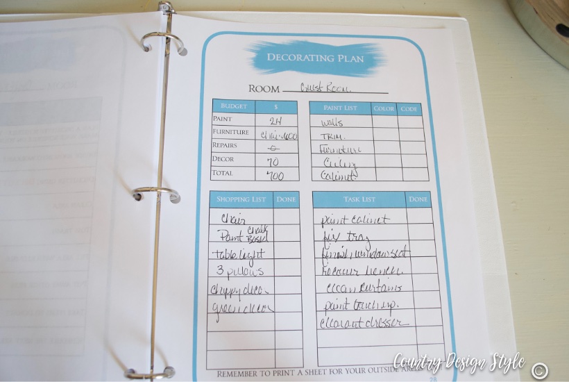 Home Organized Workbook