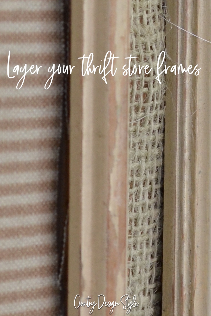 layer your thrift store frames