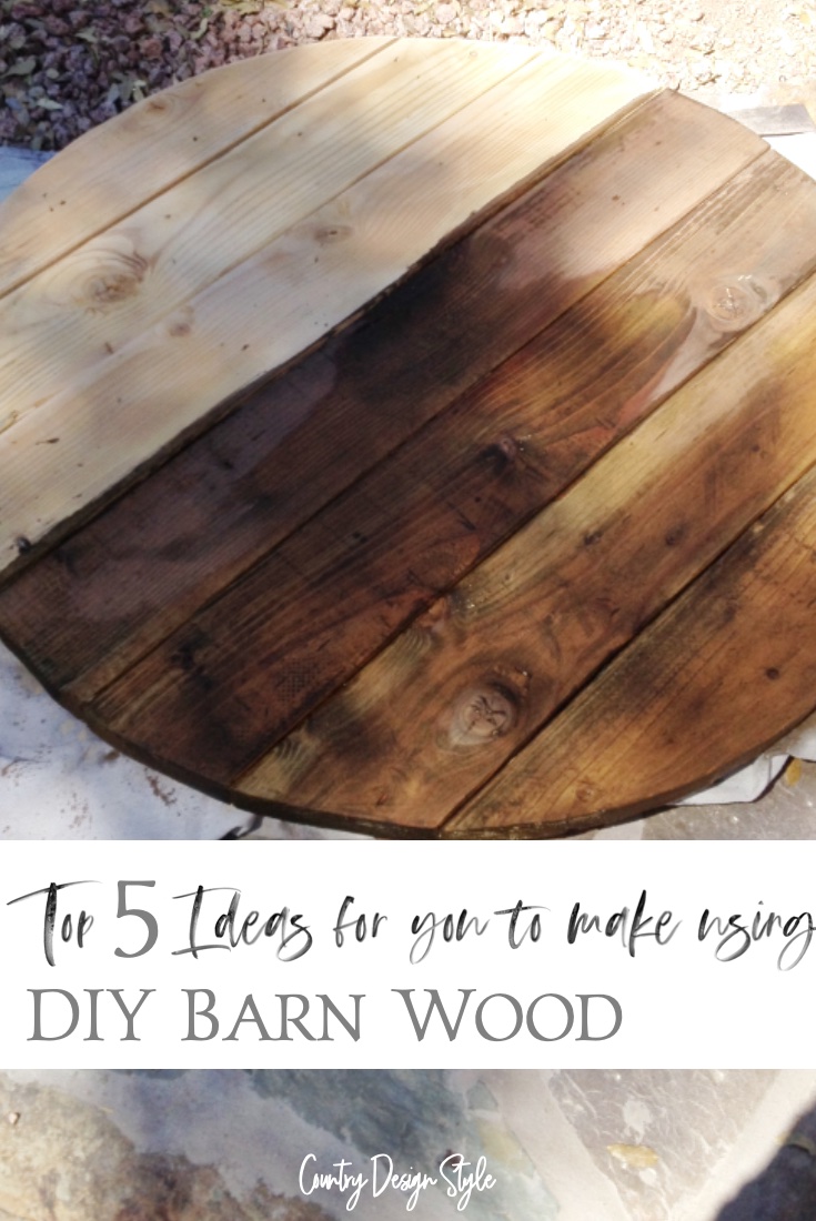 Top 5 ideas for your to make using DIY barn wood