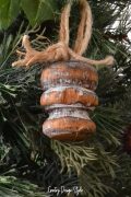 Spindle DIY ornaments one piece