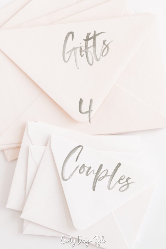 Gifts for Couples envelopes
