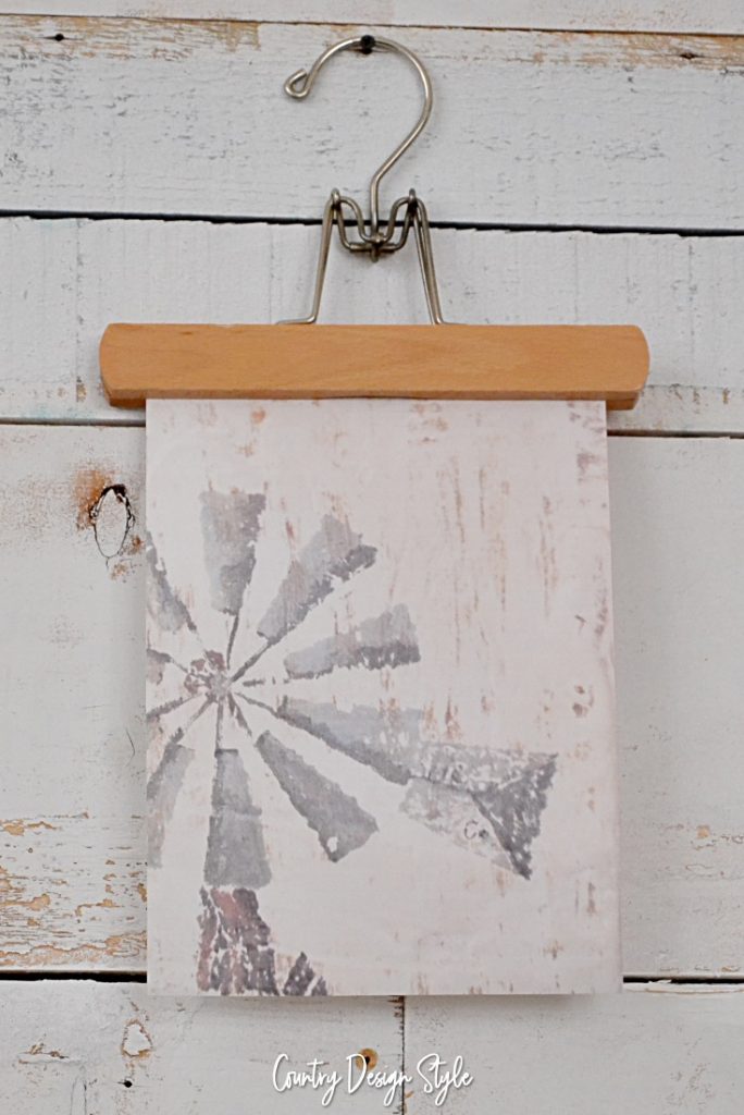 How to display printables windmill