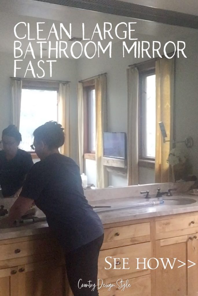 Bathroom mirror fast