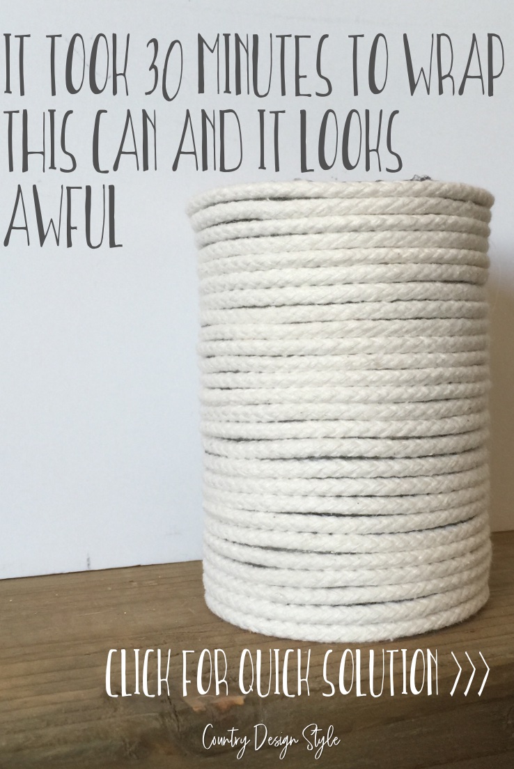 Tin can upcycled – 30 minute craft