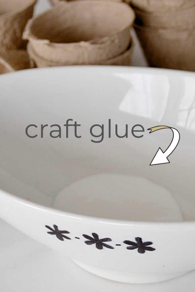 glue in bowl
