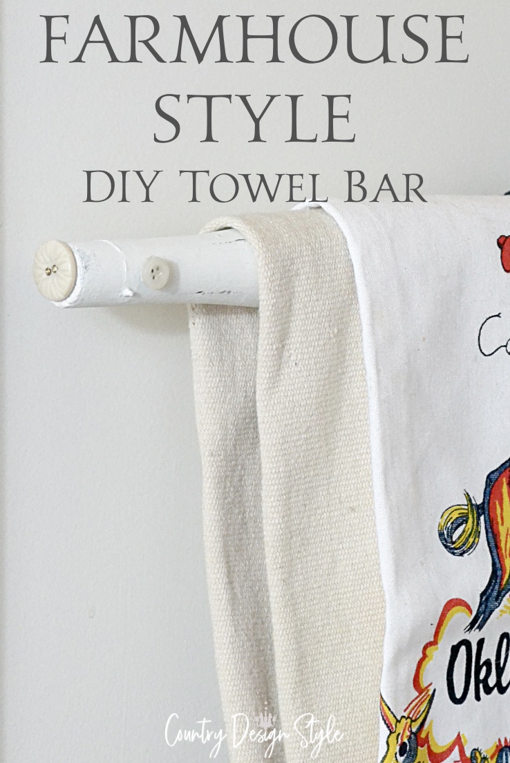 close up of towel rack with towels