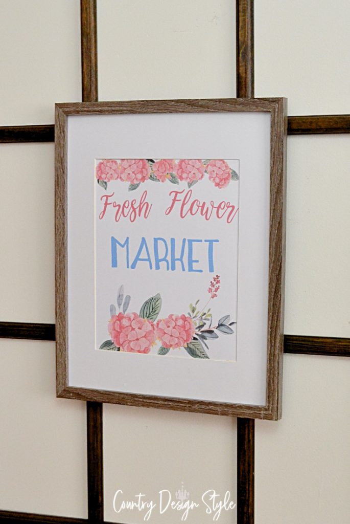 flower market print