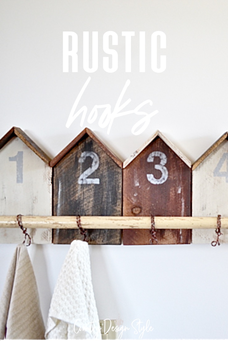 wood cabins with hooks