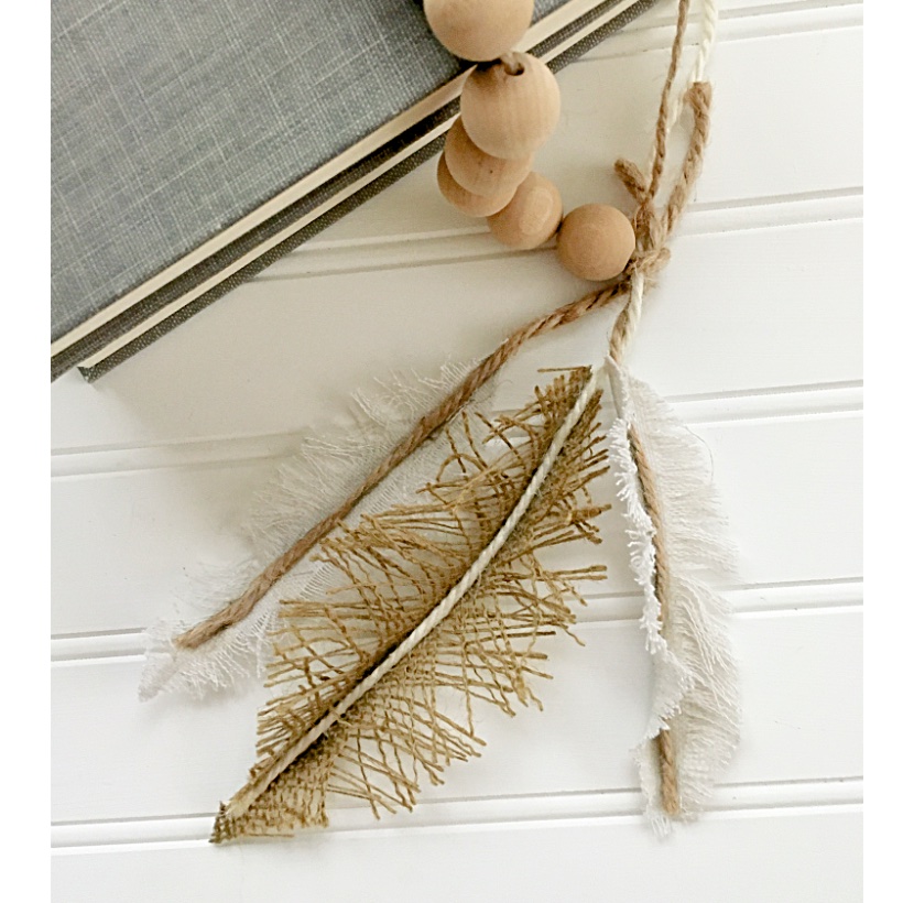 DIY craft feathers done