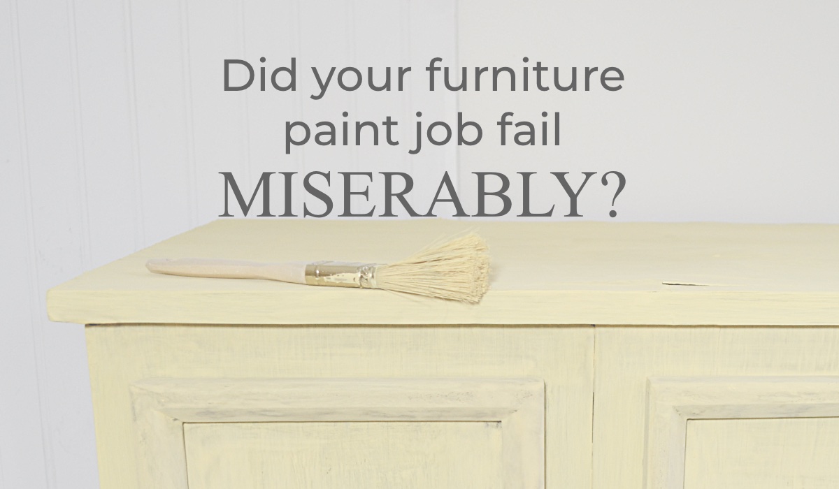 Painting furniture using different types of paint and tips