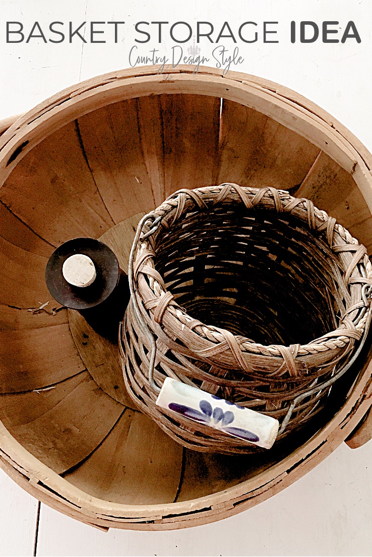 close up of baskets