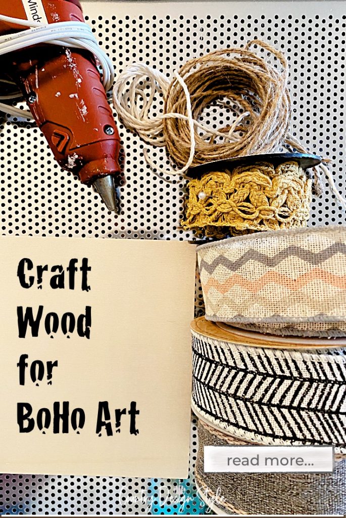 supplies for boho ribbon art