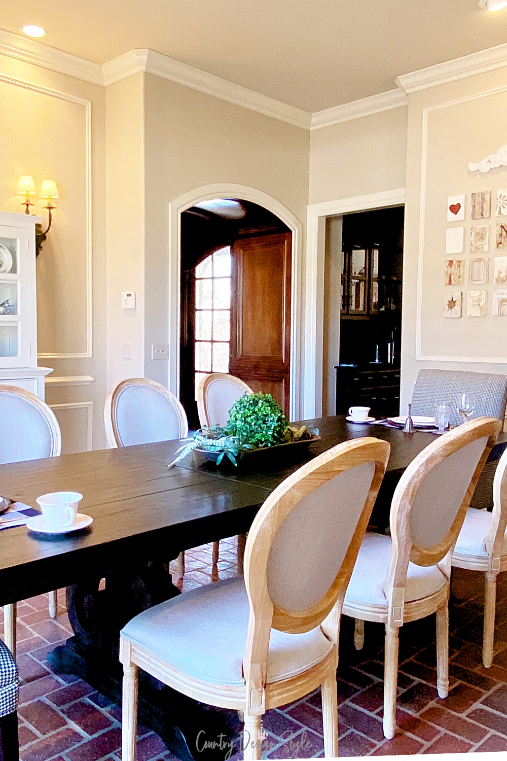 Dining room tour 2022, a glamorous and sensual peek at our new design