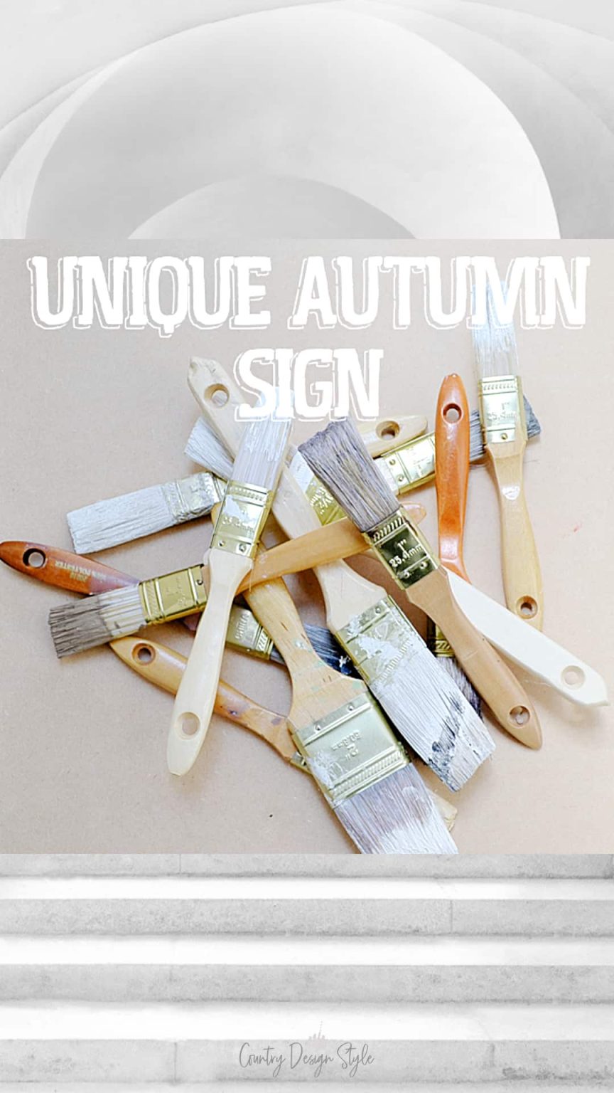 Unique Autumn Sign - Country Design Style